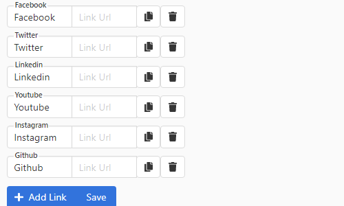  Manage Static links 